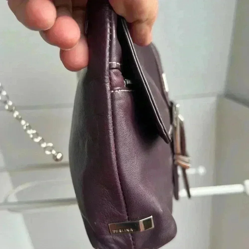 Perlina  Leather Crossbody Bag - Picture 10 of 13